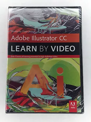 Learn By Video Ser.: Adobe Illustrator CC By Chad Chelius DVD-ROM NEW Old Stock • $42.72