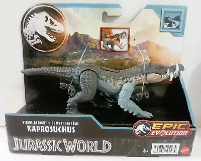 Jurassic World Epic Evolution Strike Attack Kaprosuchus Figure 2023 NEW IN BOX • $27.50