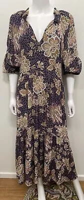 New! SUSSAN [sz 16 14]  Floral Maxi Viscose Dress • $55