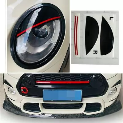 Car Headlight Lamp Double Eyelid Style Cute Decal Stickers For Mini Cooper R56 • $10.99