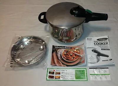 £65.44 • Buy FAGOR Rapid Express Pressure Cooker W/ Manual & Recipe Book Very Lightly Used