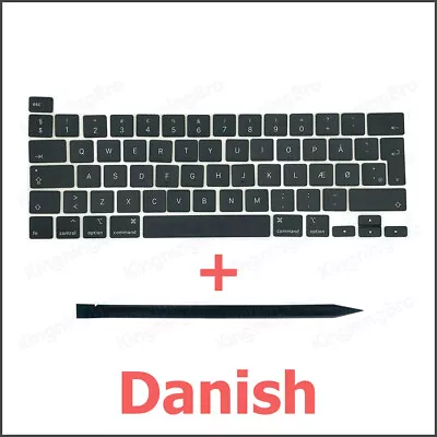 New A2289 A2251 A2141 Keycap Key Cap For Macbook Pro Retina 13 16  Danish Keycap • $10.60