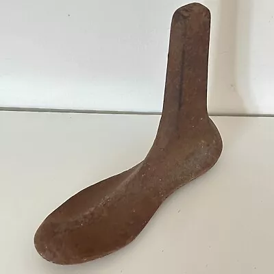 Cobblers Antique Cast Iron Shoe Last Size Small Anvil Cobbling Tool Door Stop • £14.99