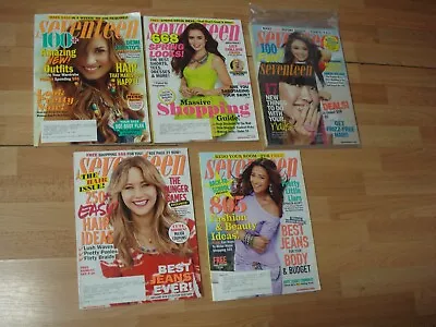 Seventeen Magazines Lot Of 5 2012 • $21.95