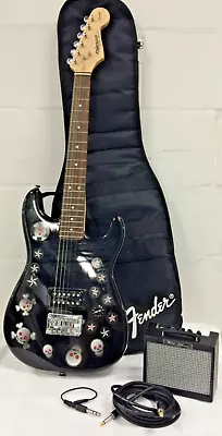 $127.77 • Buy Fender Starcaster Skull Design Mini Strat Electric Guitar Bundle ~ SHIPS FREE!!!
