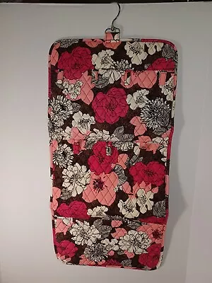 VERA BRADLEY Keep It Up Organizer Hanging Jewelry Case RETIRED Mocha Rouge - NWT • $30