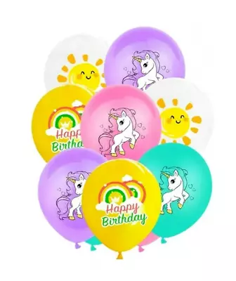 20PCS Unicorn Balloon Set Party Supplies Kids Girls Birthday Decoration • $10.99