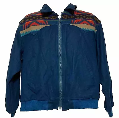 PENDLETON High Grade Western Wear Aztec Wool Bomber USA Men Jacket XL • $89.99