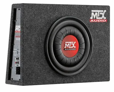 New MTX Audio Powered 10  Premium Slimline Car Subwoofer With Amplifier • $549