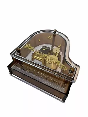 VTG Miniature Grand Piano Music Box 1980’s Small Mini • $25