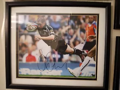 Rugby Union Shane Williams Hand Signed 10x8 Inch Photo Wales & Ospreys • £20