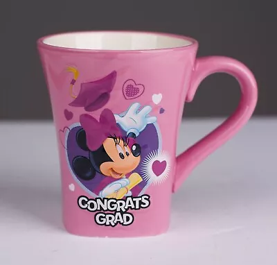 Disney Minnie Mouse Purple Pink Congrats Grad Graduation Coffee Cup Mug Kcare  • $14.50