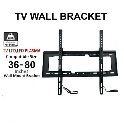 TV Bracket Wall Mount Tilt For 36 38 40 42 46 50 55 80 65INCH SONY LG Samsung UK • £50
