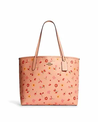 COACH City Tote With Mystical Floral Print Faded Blush Multi Pink C8743 • $175