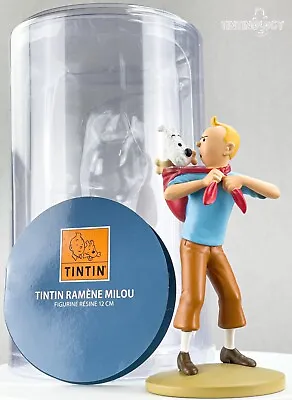 Figurine Moulinsart 42194 Tintin Carrying Snowy: Prisoners Sun 12cm Figure 39 • $62.20