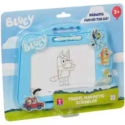 Bluey Travel Scribbler Magnetic Pen Drawing Board Draw And Erase For Ages 3+ • £15.20
