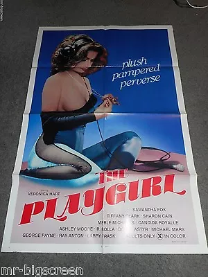 The Playgirl - Original Folded Poster - Veronica Hart - 1982 • $50