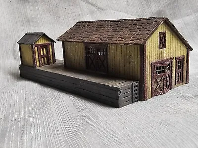 Rural Freight House N Scale Laser Cut Model Kit • $24.95