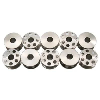 #503855 10PCS NEW METAL BOBBINS Fit For ELNA 58 59 62 65 66 SEWING MACHINE • $8.49