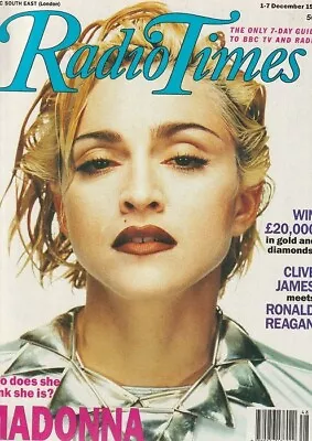 MADONNA - Radio Times (1990) : UK Magazine : Very Rare / Blond Ambition Tour • £81.60