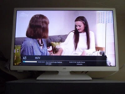 £25 • Buy Jvc 24  SMART HD Tv Dvd Player WHITE Good Working Order, Little Used