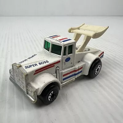 Vintage Matchbox 1982 Kenworth Tow Truck (Super Boss) White Diecast Car • $29.99