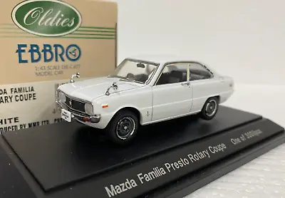 1:43 EBBRO 43362 Mazda Familia Presto Rotary Coupe Diecast Scale Model Car • $54.99
