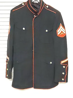 US Marine Corps Dress Blues Coat * Authentic USMC Wool Uniform 41S • $59