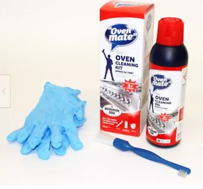 £9.99 • Buy Oven Mate Cooker BBQ Grill Hob Deep Clean Cleaning Paint Gel Brush Gloves Kit 
