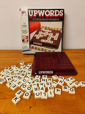 £14.99 • Buy UpWords Board Game MB Games Vintage 1984 3D Family Word Game Complete