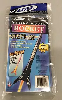 Estes Sizzler Flying Model Rocket Kit Skill Level 1 NOS Sealed NEW NIP EST 2171 • $13.99