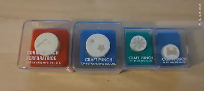 4 X Craft Punches - Arrow Stars Daisy And Bowtie • £9.99