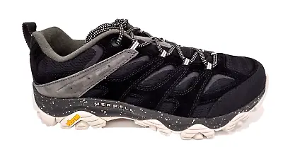 Merrell Men's Moab 3 Hiking Shoes BLACK NOIR J036281W US Size 8.5 W / EU 42 • $39.99