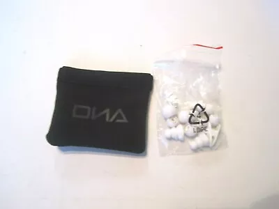 Black Carrying Pouch With Ear Tips White For DNA Diesel VEKTR BeatsX UrBeats  • $11