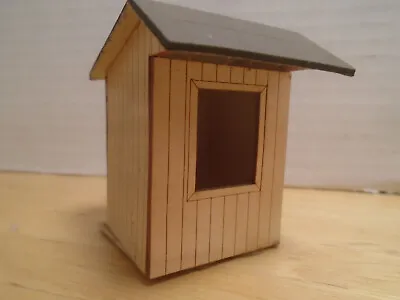 O Scale Ticket Booth Laser Cut Wood Construction Built Up • $19.99