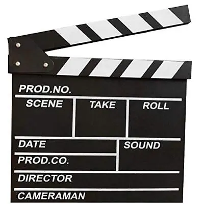 BERON Professional Vintage TV Movie Film Clap Board Slate Cut Prop Director C... • $15.05