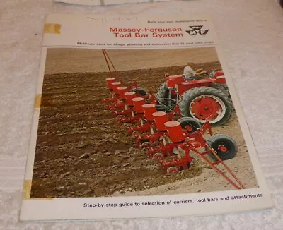 £15 • Buy Classic Brochure For Massey-Ferguson Tool Bar System Dated 1967