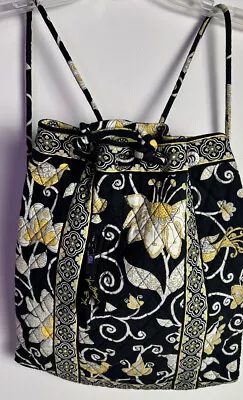 Vera Bradley Back Sack Retired Print Yellow Birds & Flowers • $19.95