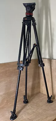 Manfrotto 546B Aluminum Professional Video Tripod • $189.98