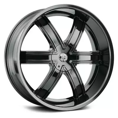 26 Inch 26x10 2CRAVE BK No44 Glossy Black Wheels Rims 5x4.5 5x114.3 +15 • $2291.50