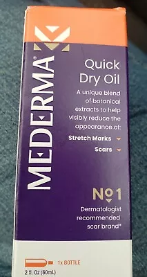 Mederma Quick Dry Oil For Scars / Stretch Marks / Uneven Tone/ Dry Skin 2oz • $9.95