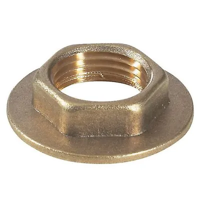 Brass Flanged Backnut - Various Sizes Threaded Nut For Taps READ DESCRIPTION !! • £4.55