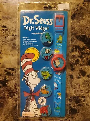 SEALED Dr. Seuss Digit Widget Watch 1998 With SIX Interchangeable Character Disk • $25