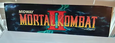 MORTAL KOMBAT 2  Original Arcade Marquee  Mk2 • $49