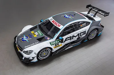 2015 MERCEDES AMG C63 DTM RACE CAR POSTER PRINT 24x36 HI RES 9MIL PAPER • $39.95