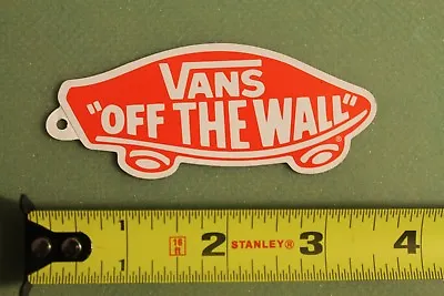 VANS Skateboarding Shoes Off The Wall Dogtown Vintage Tag Skateboard STICKER • $10