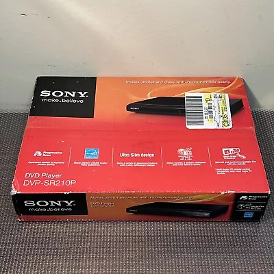 Sony Progressive Scan CD And DVD Player DVP-SR210P Brand New In Box • $34.99