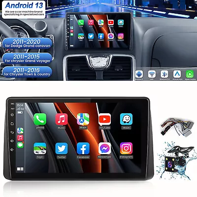 For Chrysler Grand Voyager 2011-2015 Car Radio Android 13 Carplay GPS Head Units • $149.38