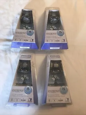Lot Of 4 PHILIPS Ambient LED Indoor Flood MR16 4w 12 V GU5.3 25000 Hours New • $19.99