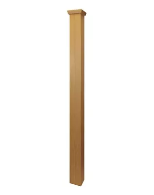 Plain Square Stair Newel Post 1500mm ( Pine Oak & Primed ) • £21.72